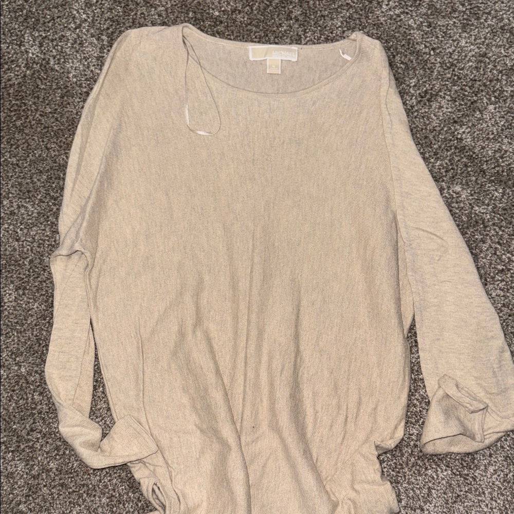 Michael Kors Tan Knit Top
